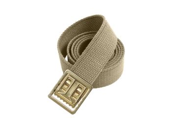 Image of Rothco Military Web Belts w/ Open Face Buckle, Gold, Khaki, 54, 4299-Gold-Khaki-54Inches