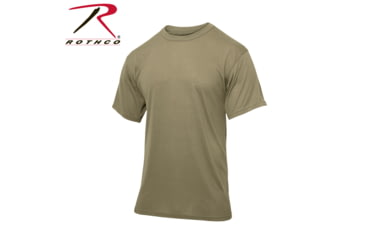 Image of Rothco Moisture Wicking T-Shirts, AR 670-1 Coyote Brown, M, 9502-Medium-AR670-1CoyoteBrown-M