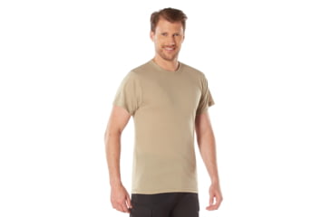 Image of Rothco Moisture Wicking T-Shirts, Desert Sand, XL, 9580-DesertSand-XL
