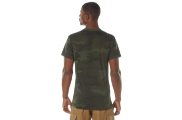 Image of Rothco Moisture Wicking T-Shirts - Mens, S, Camo, 12325-MidnightWoodlandCamo-S