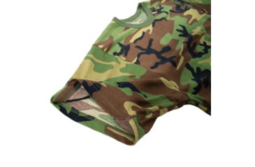 Image of Rothco Moisture Wicking T-Shirts - Mens, Woodland Camo, Large, 95025-WoodlandCamo-L
