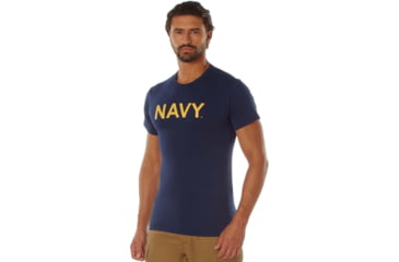 Image of Rothco NAVY T-Shirt - Navy Blue, Small, 10866-S