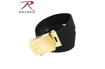 Image of Rothco Nylon Web Belt, Gold, 54, 4624-Gold-54
