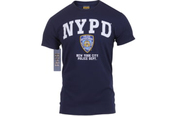 Image of Rothco Officially Licensed FDNY T-Shirt, Mens, Navy Blue, Large, 6647-739