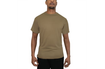 Image of Rothco Quick Dry Moisture Wicking T-shirt, Brown, Small, 67940-Brown-S