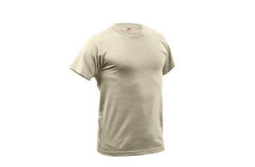 Image of Rothco Quick Dry Moisture Wicking T-shirt, Desert Tan, XL, 9570-DesertTan-XL
