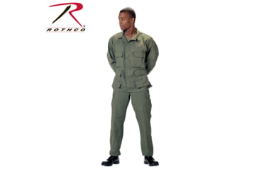 Image of Rothco Rip-Stop B.D.U. Shirt, Olive Drab, Small, 5852-OliveDrab-S