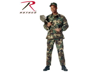 Image of Rothco Rip-Stop B.D.U. Shirt, Olive Drab, Small, 5852-OliveDrab-S