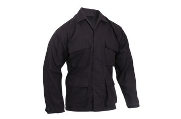 Image of Rothco Rip-Stop B.D.U. Shirt, Black, XL, 5920-Black-XL