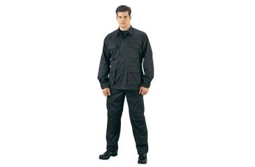 Image of Rothco Rip-Stop BDU Pant, Black, Large Long, 5821-Black-L-Long35-39Waist3212-3512Length