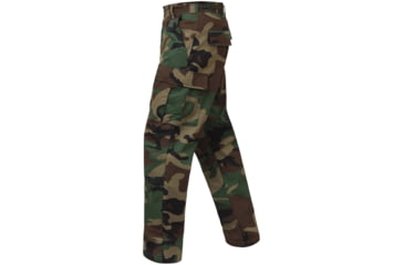 Image of Rothco Rip-Stop BDU Pant, Woodland Camo, S, 5947-S