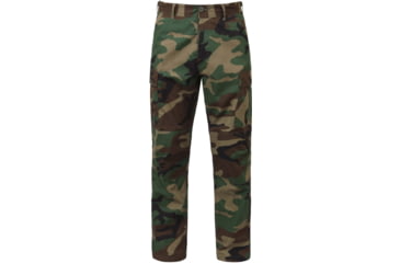 Image of Rothco Rip-Stop BDU Pant, Woodland Camo, S, 5947-S