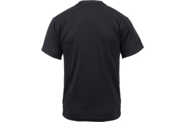 Image of Rothco US Flag Bearded Skull T-Shirt, Black, Small, 10812-Black-S