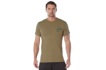 Image of Rothco USMC Dogs of War T-Shirt - Mens, Coyote Brown, Medium, 11765-CoyoteBrown-M