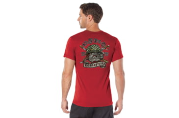 Image of Rothco USMC Dogs of War T-Shirt - Mens, Red, 2XL, 11771-Red-2XL