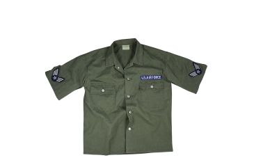 Image of Rothco Vintage Army Air Force Short Sleeve BDU Shirt, Extra Small, 2875-XS