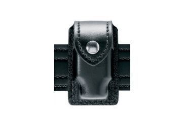 Image of Safariland 307 Weapon Light / EDW Cart. Holder, Surefire X300, Basket Weave Black W/ Hidden Snap 307-13-4HS