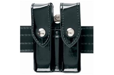 Image of Safariland 72 Mag/Cuff Pouch, Top Flap - Plain Black, Ambidextrous 72-83-2B