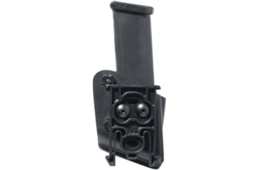 Image of Safariland Model 773 Open Top Competition Adjustable Magazine Pouch, Glock 20/Glock 21, Right, ELS 34 Locking Fork, STX Black, Black, 773-383-121-MS34