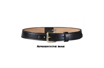 Image of Safariland 841 Contoured Dress Belt,1.25in w/Hidden Cuff Key,Plain Black 841-38-2C