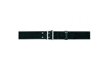 Image of Safariland 87 Suede Lined Belt, Chrome Buckle, Basket Black, Waist 46 in