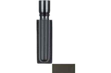 Image of Safariland Model 306 Open Top Mini Flashlight Holder, 6 V SurFire Light, OD Green, STX Tactical, MOLLE, 306-1-563-MSA