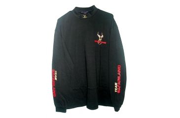 Image of Safariland Long Sleeve T-Shirt with Mock Turtleneck, Black
