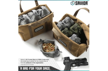 Image of Savior Equipment Mini Hauler Duffle Bag, 2 Pack, OD Green, 12.25x8.5x6in, SP-DUFMINI-2P-OG