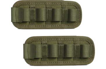 Image of Savior Equipment Shotgun Shell Holder, 4 Slots, 2 Pack, OD Green, MP-TNS-12G-QUAD-2P-OG