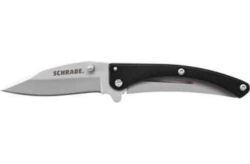 Image of Schrade Pocket Protector Folding Knife, 2.6in, Stainless, Black, SCH222BK