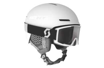 Image of SCOTT Combo Track Plus Helmet w/ Factor Pro Goggle, White, Large, 2879780002008