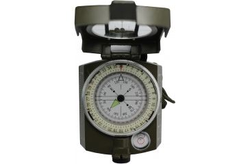 Image of SE Lensatic Compass, Camo w/Markings &amp; Bubble Level - 93675