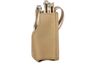 Image of Sentry Handcuffs Double Pouch Open Top, Coyote Brown, 25NP27CB