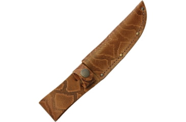 Image of Sheath Fixed Blade Sheath, Fits Up To 5in Fixed Blade Knife, Alligator Pattern, Leather Construction, SH1199