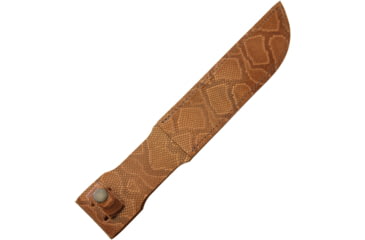 Image of Sheath Fixed Blade Sheath, Fits Up To 7in Fixed Blade Knife, Python Pattern, Leather Construction, SH1201