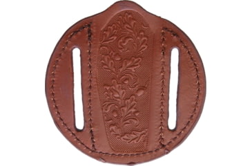 Image of Sheath Round Leather Sheath, Brown Leather Construction, 3.75in Diameter, SH1172