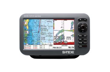 Image of Si-Tex 10&quot; Chartplotter/Sounder Combo w/Internal GPS Antenna &amp; Navionics+ Card SVS-1010CF 56192