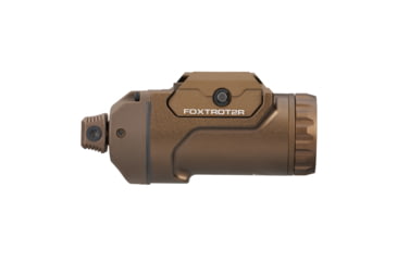Image of Sig Sauer FOXTROT2R, Weapon Mounted Light, 20,000 Candela, 700 Lumens, White Light, Matte Finish, Flat Dark Earth, Includes USB Charging Cable, SOF2R102