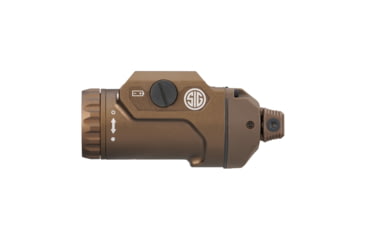 Image of Sig Sauer FOXTROT2R, Weapon Mounted Light, 20,000 Candela, 700 Lumens, White Light, Matte Finish, Flat Dark Earth, Includes USB Charging Cable, SOF2R102