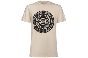 Image of SIG SAUER T-shirt, Swiss Sauer Logo, White, Large