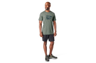 Image of Smartwool Merino Sport 150 Bear Camp Tee - Mens, Sage Heather, Medium, SW015158F72M