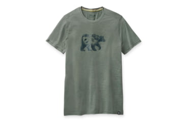 Image of Smartwool Merino Sport 150 Bear Camp Tee - Mens, Sage Heather, Medium, SW015158F72M