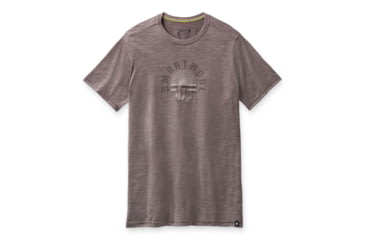 Image of Smartwool Merino Sport 150 Sunrise Mountains Graphic Tee - Mens, Sparrow Heather, Small, SW000794F98S