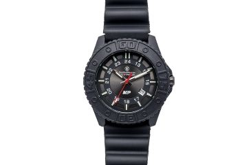 Image of Smith and Wesson Military and Police Watch, 43mm, Black/Black SWW-MP18-BLK