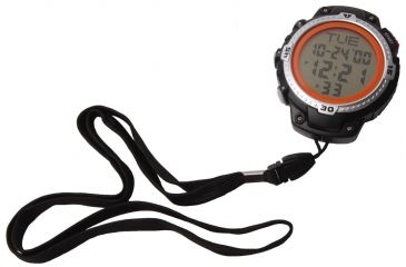 Image of Smith and Wesson Stop Watch - Digital, Water Proof, Black /Orange SWW-100
