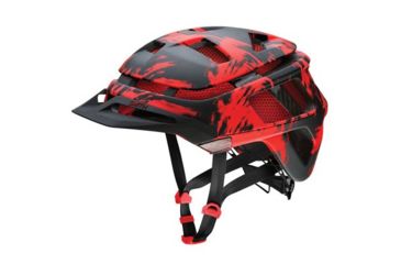 Image of Smith Forefront Bike Helmet, Matte Fire Insomniac, Small, HB15-FOINSM