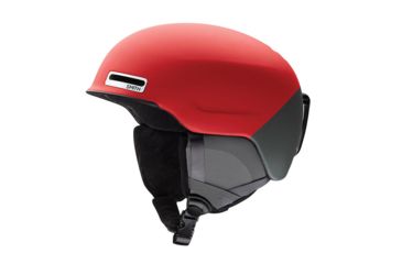 Image of Smith Maze Snow Helmets Men's, Matte Fire Split, Large H18-MZFSLG