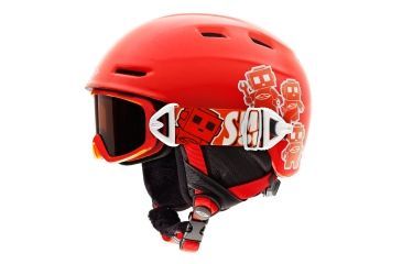 Image of Smith Galaxy / Cosmos Helmet/Goggles, Blaze Smithbot, RC36 Lens, Helmet Size, Youth HKT-CGBSY