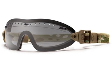 Image of Smith Optics Elite Boogie Sport Asian Fit Goggle, Multicam Strap, Gray BSPMCGY13A