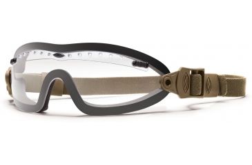 Image of Smith Optics Elite Boogie Sport Asian Fit Goggle, Tan 499 Strap, Clear BSPT499CL13A